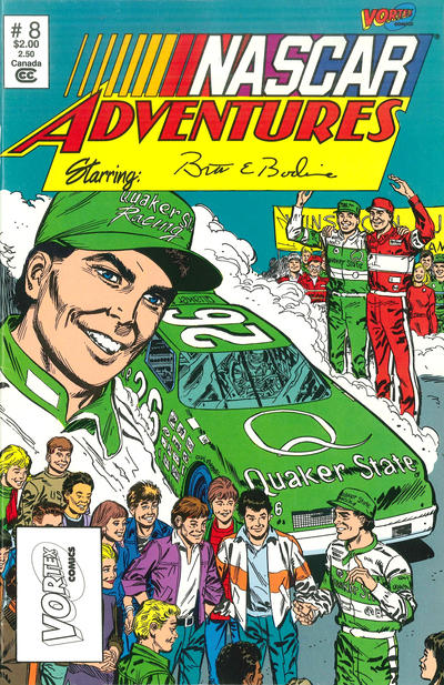 Cover for NASCAR Adventures (Vortex, 1991 series) #8
