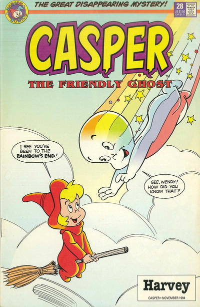 Cover for Casper the Friendly Ghost (Harvey, 1991 series) #28