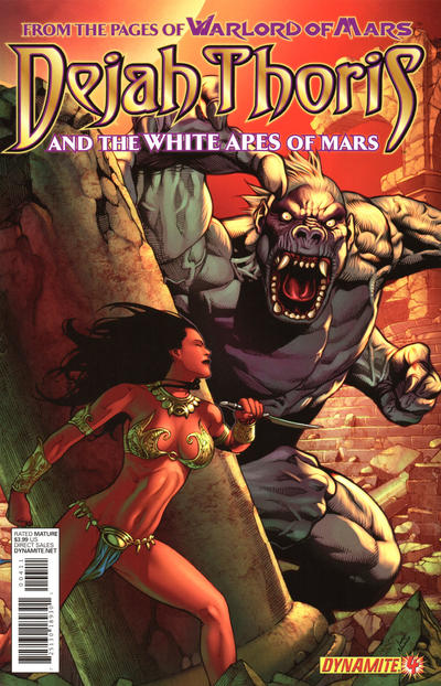 Cover for Dejah Thoris and the White Apes of Mars (Dynamite Entertainment, 2012 series) #4 [Sean Chen]