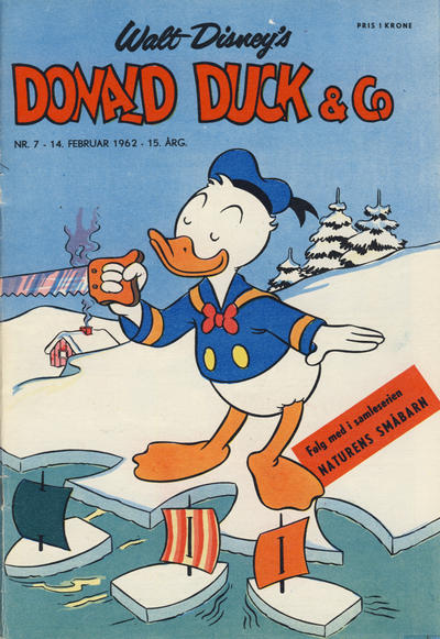 Cover for Donald Duck & Co (Hjemmet / Egmont, 1948 series) #7/1962