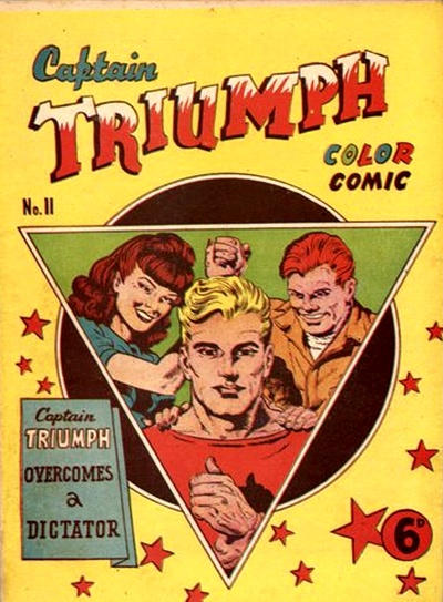 Cover for Captain Triumph Color Comic (K. G. Murray, 1948 series) #11