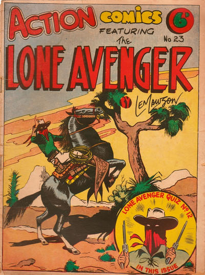 Cover for Action Comic (Peter Huston, 1946 series) #23
