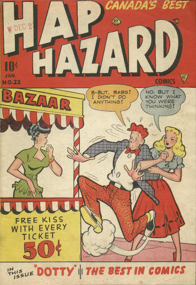 Cover for Hap Hazard Comics (Ace International, 1948 series) #22