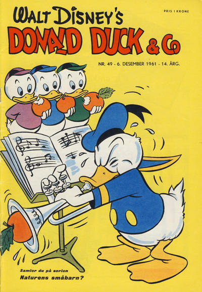 Cover for Donald Duck & Co (Hjemmet / Egmont, 1948 series) #49/1961