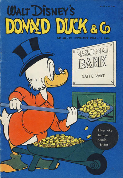 Cover for Donald Duck & Co (Hjemmet / Egmont, 1948 series) #48/1961