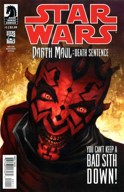 Cover for Star Wars: Darth Maul - Death Sentence (Dark Horse, 2012 series) #1
