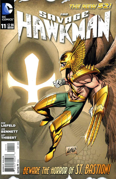 Cover for The Savage Hawkman (DC, 2011 series) #11