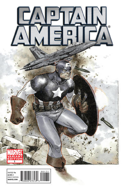 Cover for Captain America (Marvel, 2011 series) #1 [Olivier Coipel Variant]