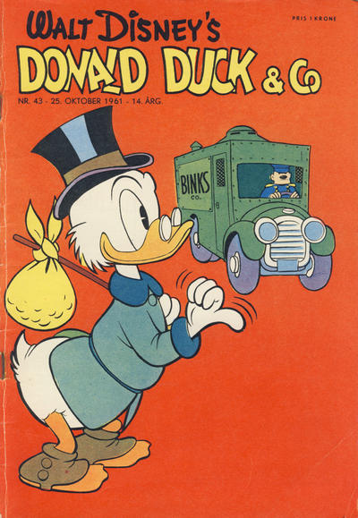 Cover for Donald Duck & Co (Hjemmet / Egmont, 1948 series) #43/1961