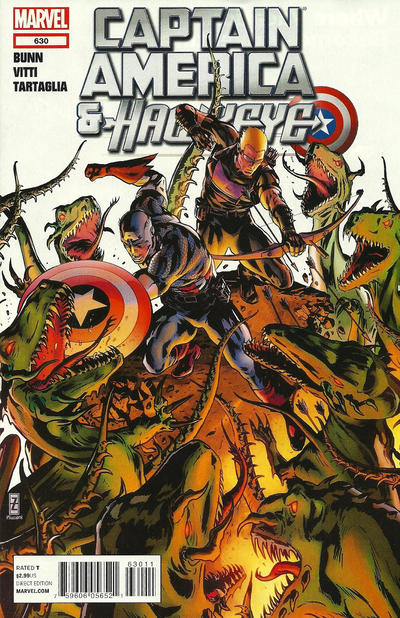 Cover for Captain America and Hawkeye (Marvel, 2012 series) #630