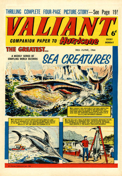 Cover for Valiant (IPC, 1964 series) #20 June 1964