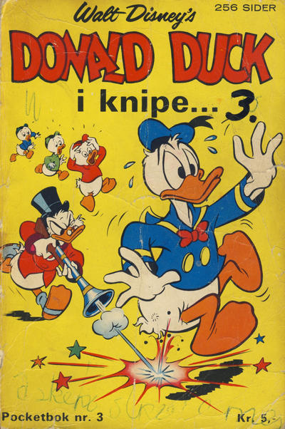 Cover for Donald Pocket (Hjemmet / Egmont, 1968 series) #3 - Donald Duck i knipe ... [1. opplag]