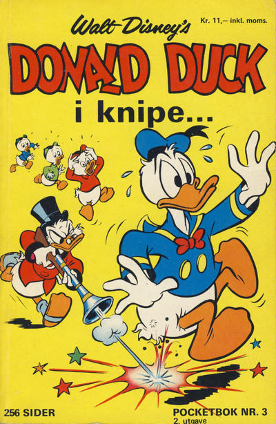 Cover for Donald Pocket (Hjemmet / Egmont, 1968 series) #3 - Donald Duck i knipe ... [2. opplag]