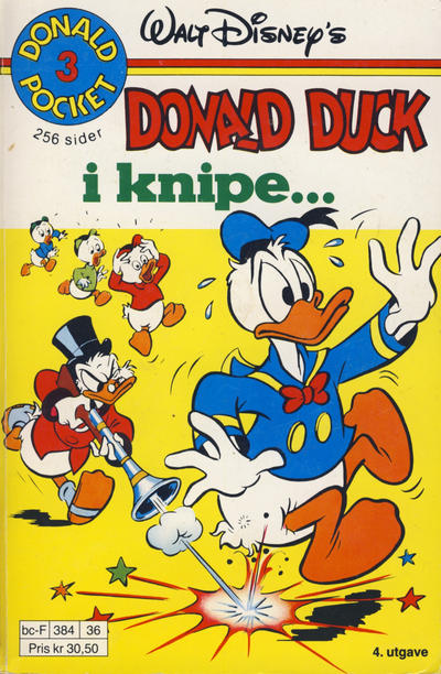 Cover for Donald Pocket (Hjemmet / Egmont, 1968 series) #3 - Donald Duck i knipe ... [4. opplag]