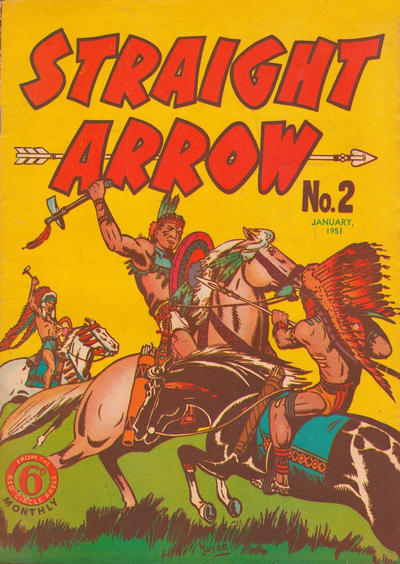 Cover for Straight Arrow Comics (Magazine Management, 1950 series) #2
