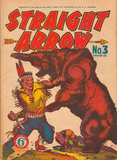 Cover for Straight Arrow Comics (Magazine Management, 1950 series) #3