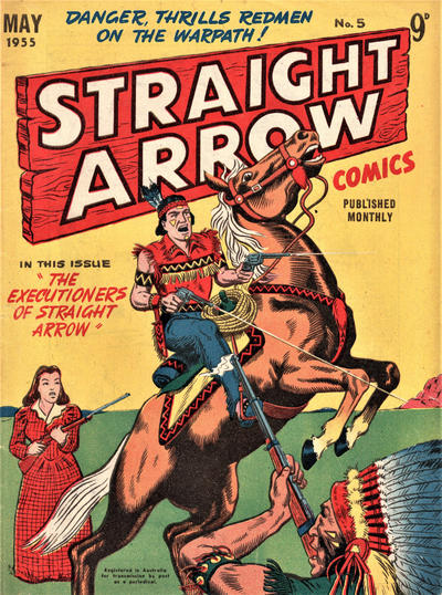 Cover for Straight Arrow Comics (Magazine Management, 1955 series) #5