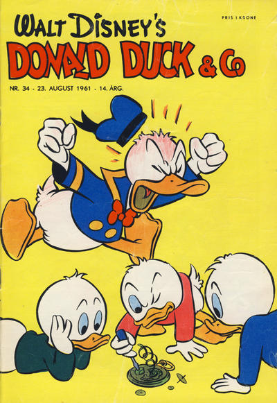 Cover for Donald Duck & Co (Hjemmet / Egmont, 1948 series) #34/1961