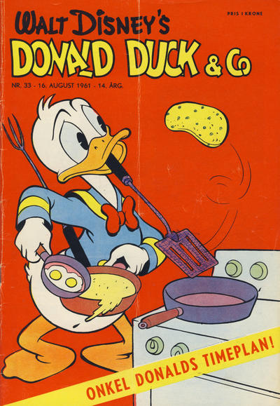 Cover for Donald Duck & Co (Hjemmet / Egmont, 1948 series) #33/1961