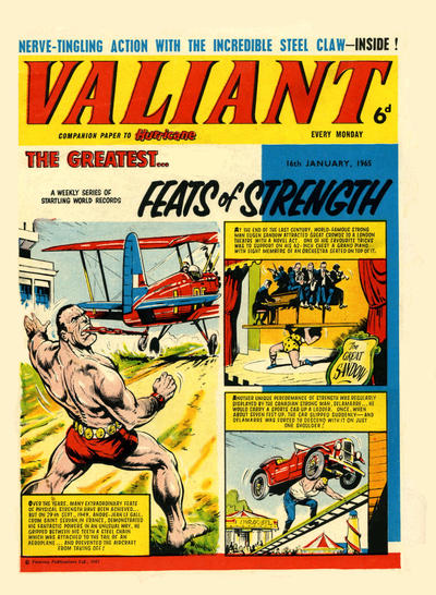 Cover for Valiant (IPC, 1964 series) #16 January 1965