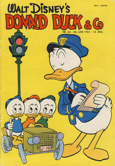 Cover for Donald Duck & Co (Hjemmet / Egmont, 1948 series) #26/1961