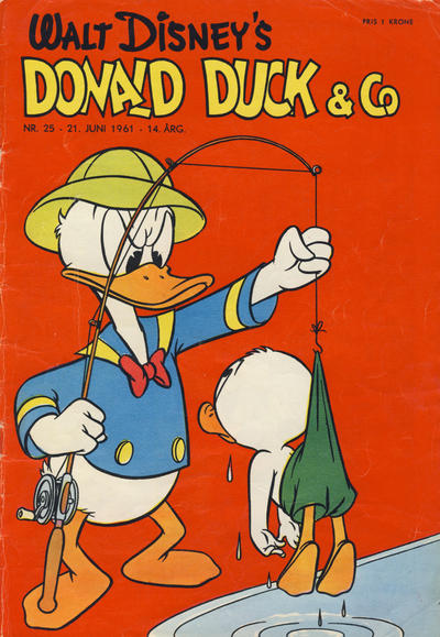 Cover for Donald Duck & Co (Hjemmet / Egmont, 1948 series) #25/1961