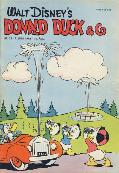 Cover for Donald Duck & Co (Hjemmet / Egmont, 1948 series) #23/1961