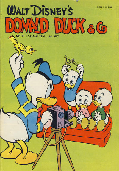 Cover for Donald Duck & Co (Hjemmet / Egmont, 1948 series) #21/1961