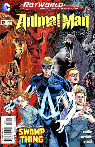 Cover for Animal Man (DC, 2011 series) #12