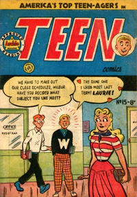 Cover for Teen Comics (H. John Edwards, 1950 ? series) #15