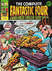 Cover for The Complete Fantastic Four (Marvel UK, 1977 series) #9