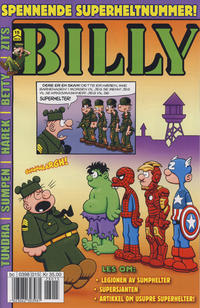 Cover Thumbnail for Billy (Hjemmet / Egmont, 1998 series) #15/2012