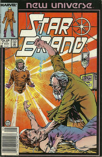 Cover Thumbnail for Star Brand (Marvel, 1986 series) #7 [Newsstand]