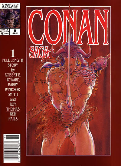 Cover for Conan Saga (Marvel, 1987 series) #9 [Newsstand]