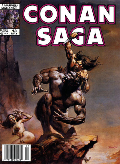 Cover for Conan Saga (Marvel, 1987 series) #13 [Newsstand]