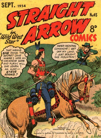 Cover for Straight Arrow Comics (Magazine Management, 1950 series) #45