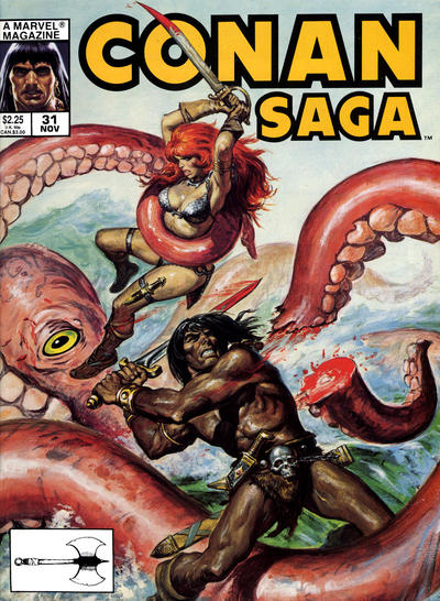 Cover for Conan Saga (Marvel, 1987 series) #31 [Direct]