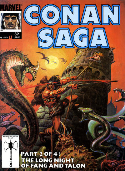 Cover for Conan Saga (Marvel, 1987 series) #39 [Direct]