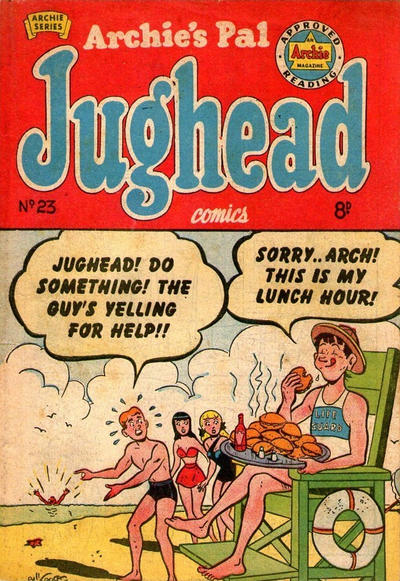 Cover for Archie's Pal Jughead (H. John Edwards, 1950 ? series) #23