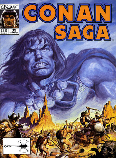 Cover for Conan Saga (Marvel, 1987 series) #33 [Direct]