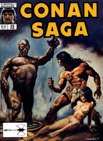 Cover for Conan Saga (Marvel, 1987 series) #35 [Direct]