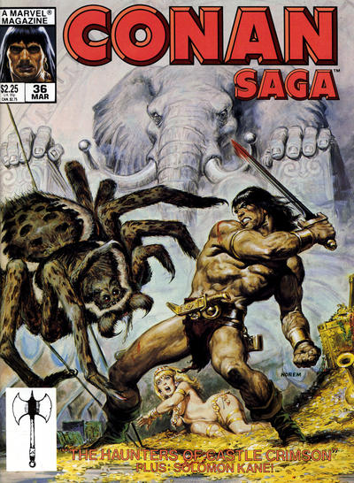 Cover for Conan Saga (Marvel, 1987 series) #36 [Direct]
