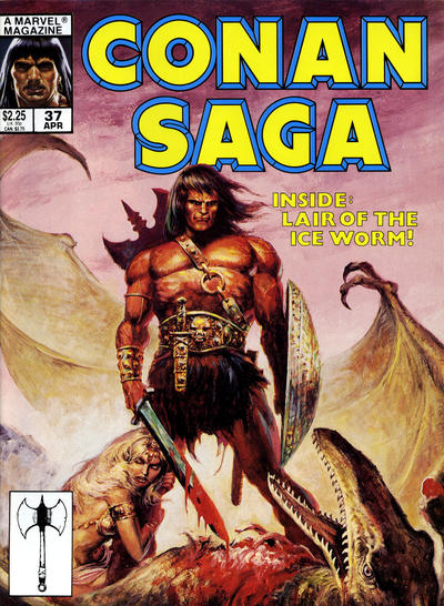 Cover for Conan Saga (Marvel, 1987 series) #37 [Direct]