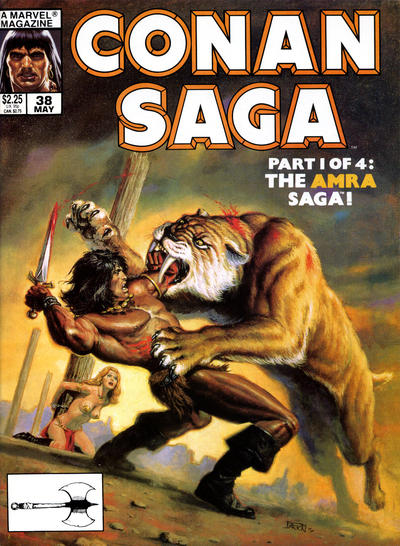 Cover for Conan Saga (Marvel, 1987 series) #38 [Direct]