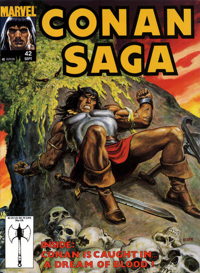 Cover for Conan Saga (Marvel, 1987 series) #42 [Direct]