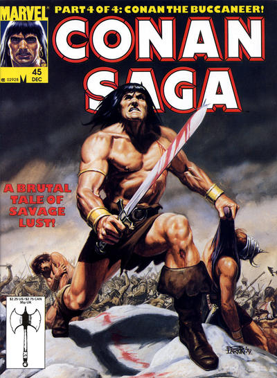 Cover for Conan Saga (Marvel, 1987 series) #45 [Direct]