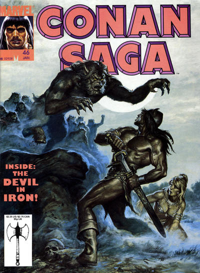 Cover for Conan Saga (Marvel, 1987 series) #46 [Direct]