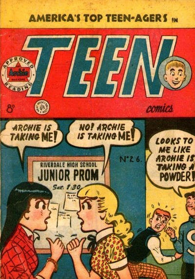 Cover for Teen Comics (H. John Edwards, 1950 ? series) #26
