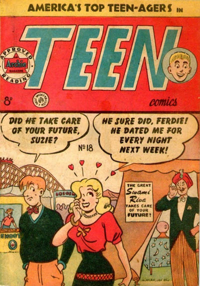 Cover for Teen Comics (H. John Edwards, 1950 ? series) #18