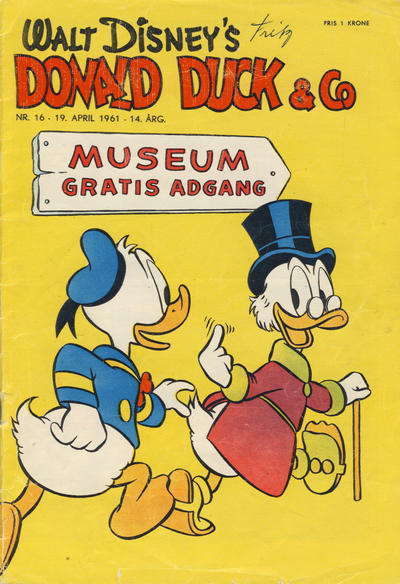 Cover for Donald Duck & Co (Hjemmet / Egmont, 1948 series) #16/1961